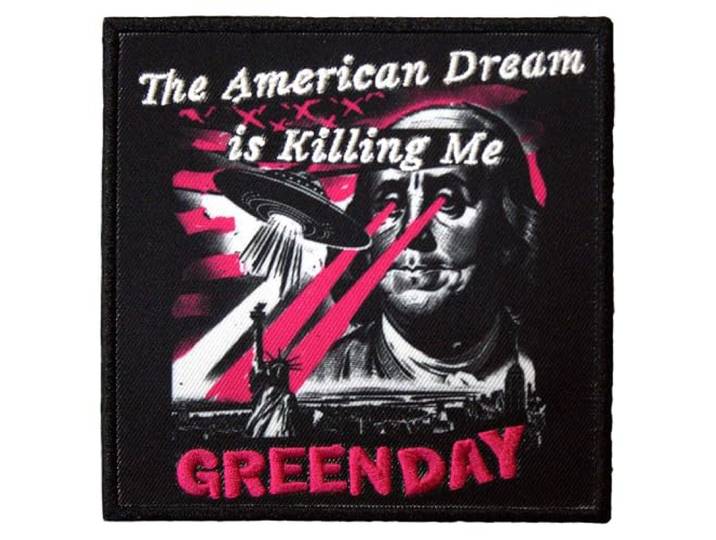 Green Day American Dream Standard Printed Patch One Size