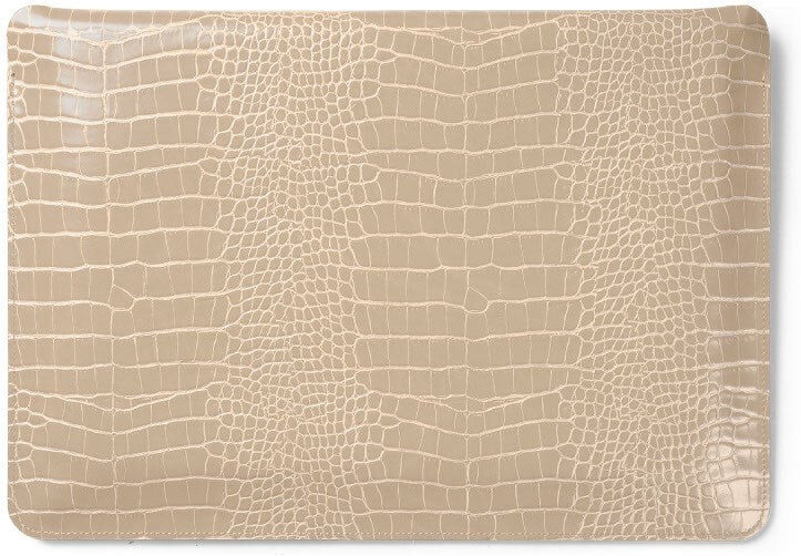 iDeal of Sweden 16" Computer Sleeve - Warm Beige Croco