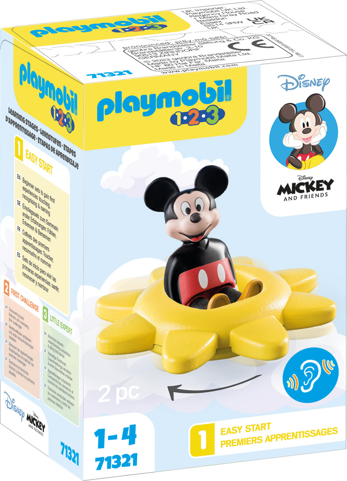 Playmobil Disney & Mickey and Friends 71321 Mickey's draaischijf met rammelfunctie