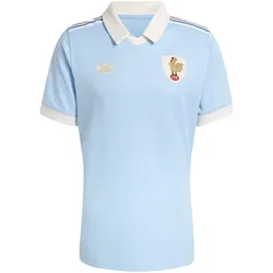 adidas FFR Frankreich Rugby 120 Jahre Trikot Herren JZ7425 - clear sky 3XL