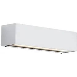 WILLY Wandleuchte Dual Emission LED 15W, 3000K-4000K CCT-Schalter, IP54, weiße Struktur aus Aluminiumdruckguss - Rossini Illuminazione