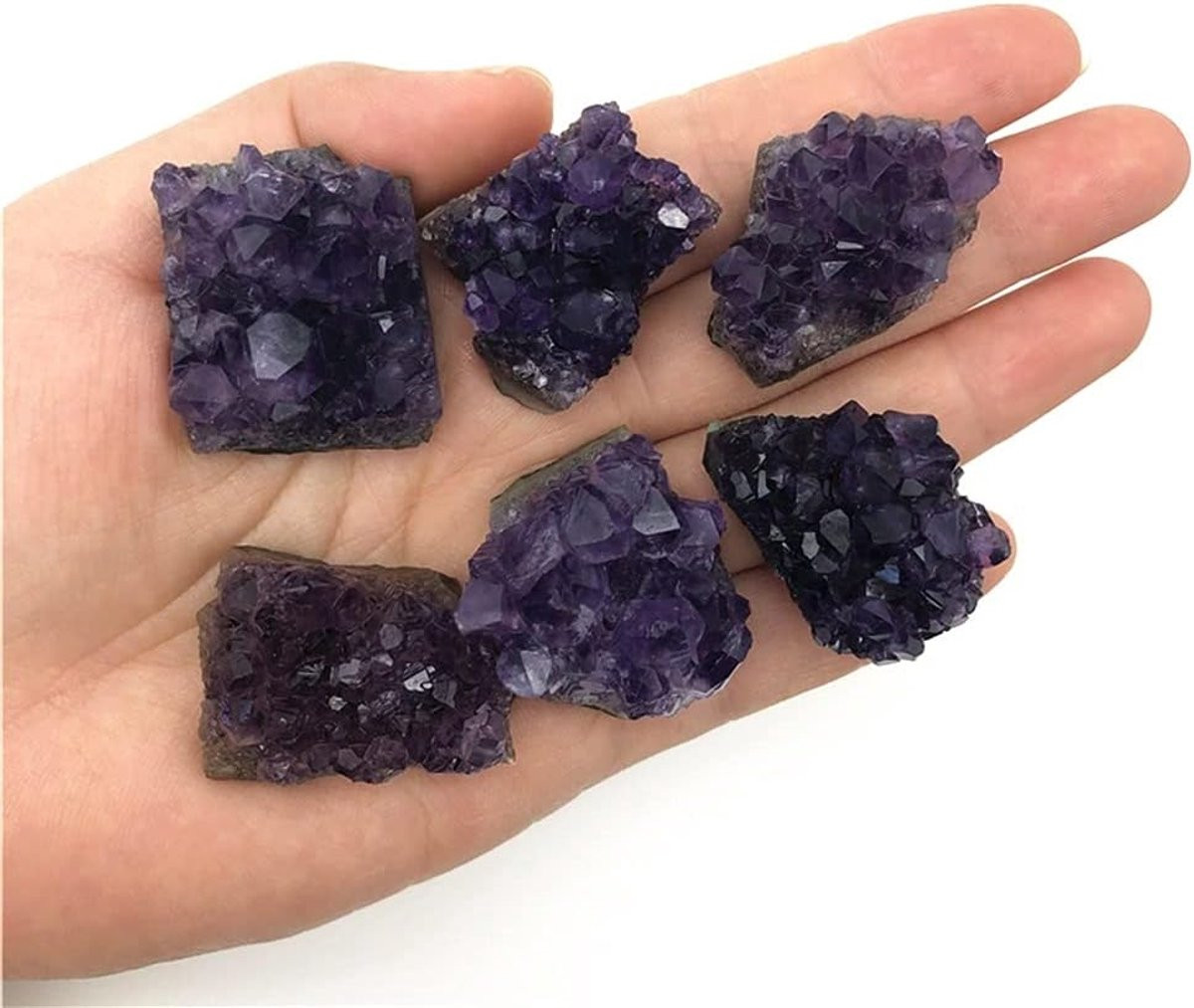 Amethist Geode Cluster Paars - Natuurlijk Kwarts Kristal - 20-40mm