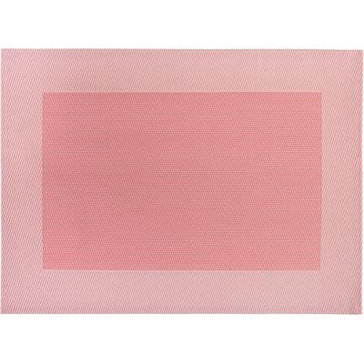 Platzset STUCO "Cadre", rosa, B:33cm L:45cm, Obermaterial: 75% Polyethylen, 25% Polyester, Platzsets