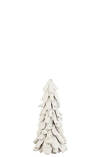 J-Line Decoratieve Sneeuw Drijfhout Boom Wit Medium