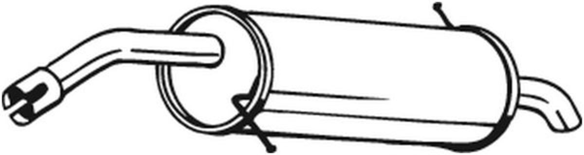 Bosal Silenziatore posteriore 154-479
