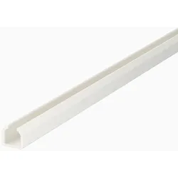 OBO 6150098 Minikanal mit Klebefolie 9x10x2000, PVC, verkehrsweiß, RAL 9016  - 2 Meter