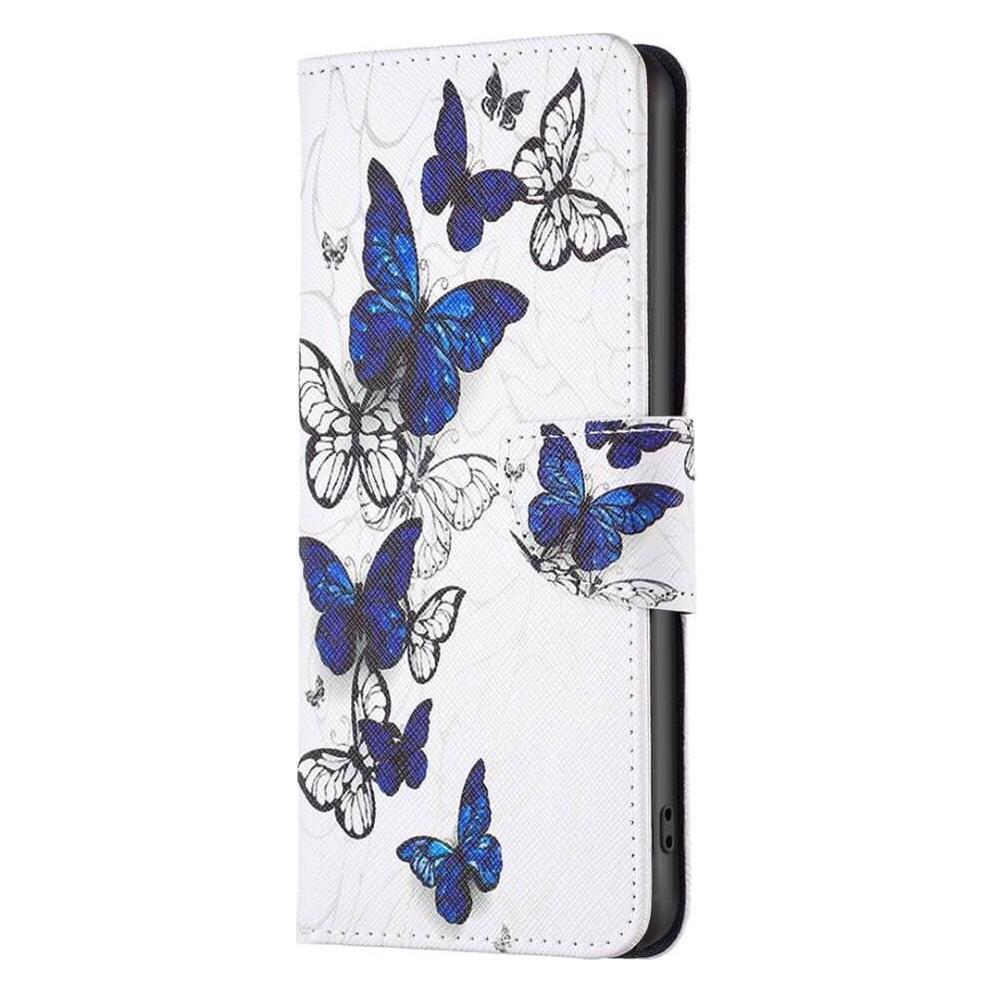 Cover-Discount Galaxy S23 - Leder Hülle Schmetterling weiss (Samsung Galaxy S23) (660115879A)