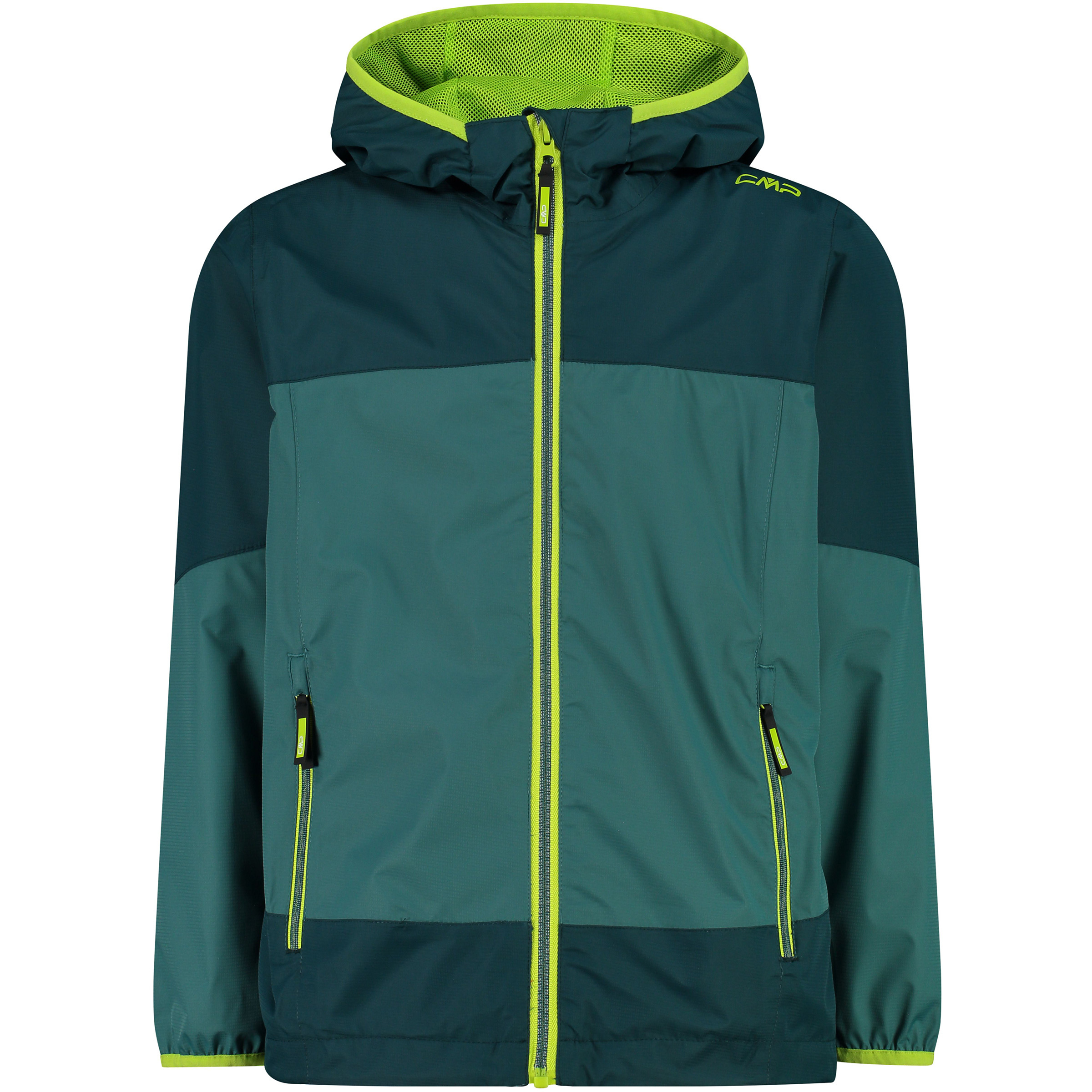 CMP Kinder Regenjacke tuerkis Größe 164 Trekking Wasserabweisend