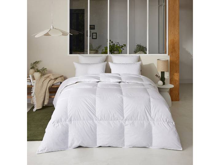 HABITAT - Oreiller ferme en duvet et plumettes - 950 g - 50 x 70 cm - Naturelle