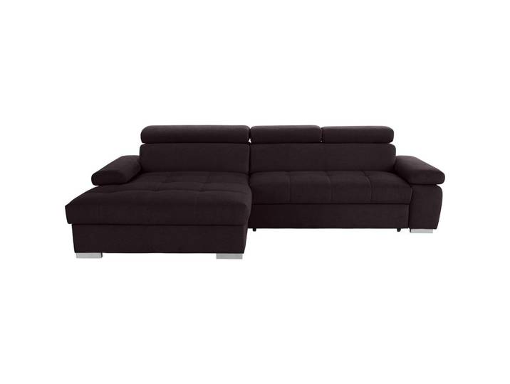 Ecksofa mit Bettkasten Perry Aubergine 292x183 cm