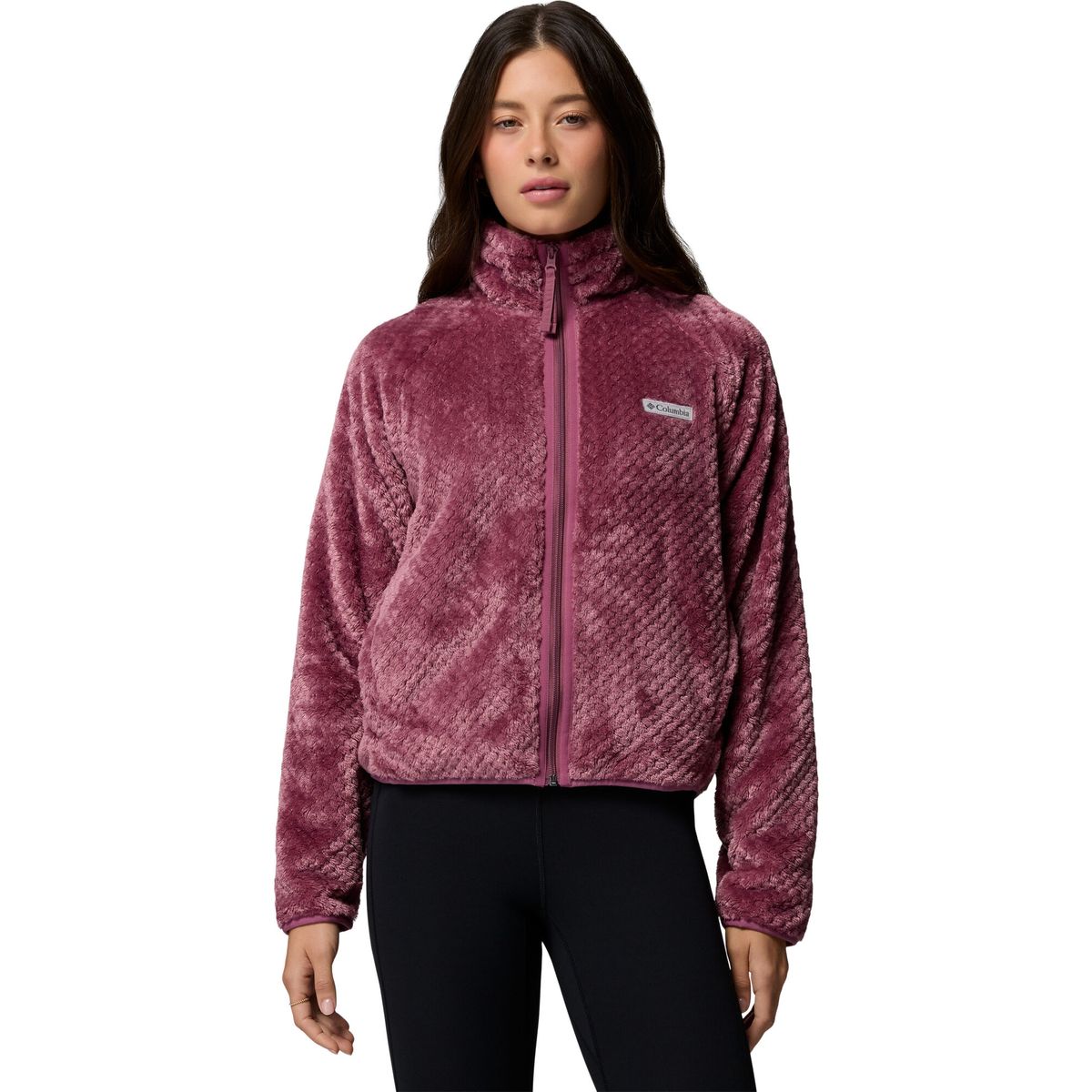 Columbia Women’s Fire Side Reignited Sherpa Fleece Jacket antique mauve, diamond (551) S 217339-2173391-551-S