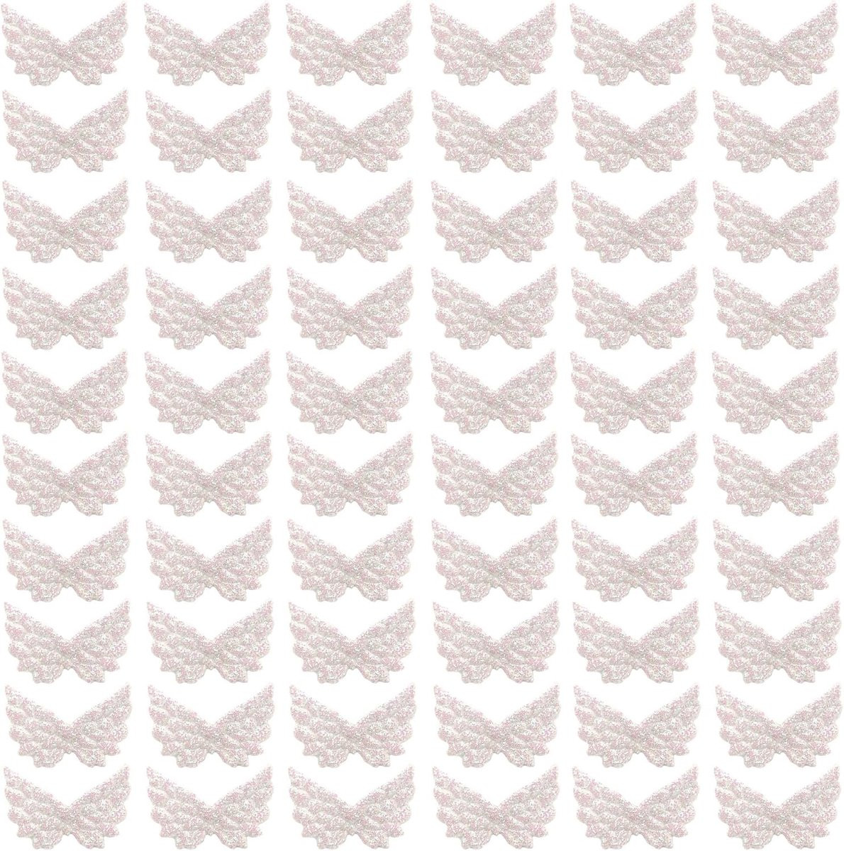 Dailygoods Engelenvleugels 60 stuks voor handwerk en decoratie