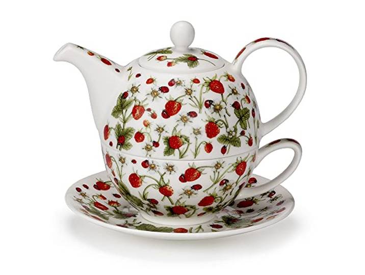 Dunoon Mugs Tasse & Kannen Set - Strawberry
