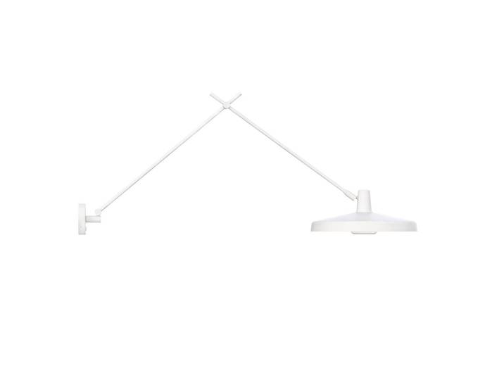 Wandlamp Arigato, wit / opaal, Werkkamer / Kantoor, metaal, wandlamp