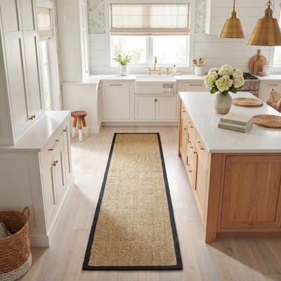 SAFAVIEH Natural Fiber Oceana Herringbone Seagrass Rug