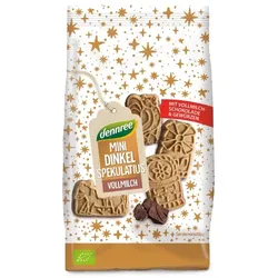 dennree Mini-Dinkel-Spekulatius mit Vollmilchschokolade bio