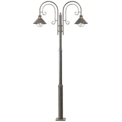 Faro Laterne Lampe NÁUTICA 2xE27, IP33, 225cm, rostbraun FAR-71117