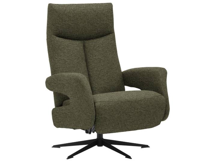 Welnova Relaxsessel, Grün, Metall, 74x105x82 cm, Fußauswahl, Stoffauswahl, Relaxfunktion, Wohnzimmer, Sessel, Relaxsessel