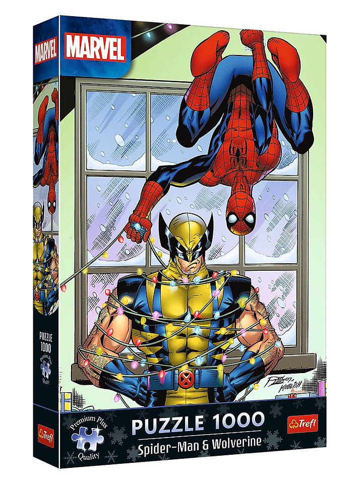 Trefl 1.000tlg. Puzzle "Christmas - Spiderman & Wolverine" - ab 12 Jahren - onesize