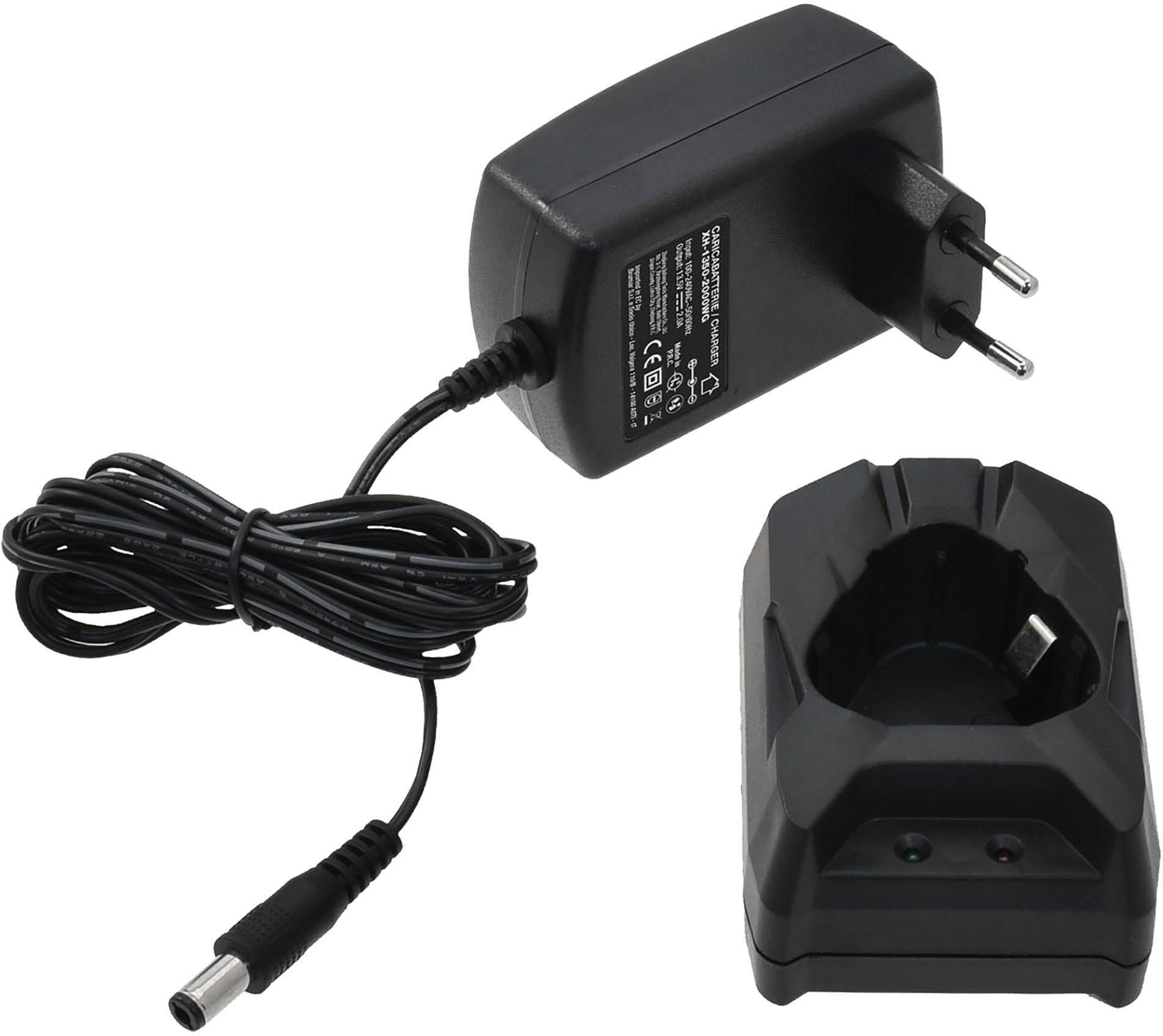 Progreen CARICABATTERIA DI RICAMBIO PER MINI MOTOSEGA  12 V 2 Ah PGP 12.2 LI RICARICA 60 min