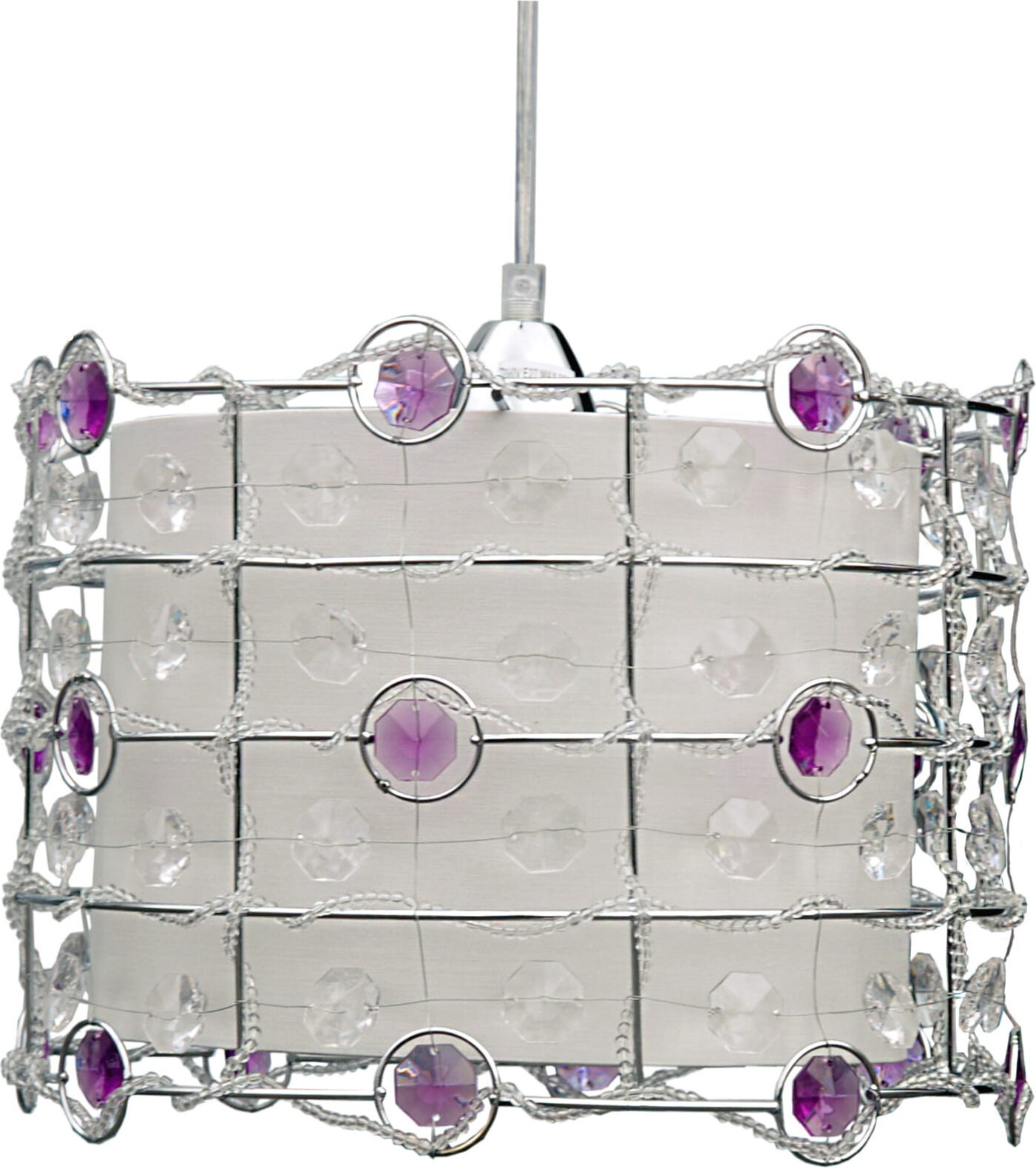 Candellux SENECA 31-02976 Chromen kroonluchter met kristallen