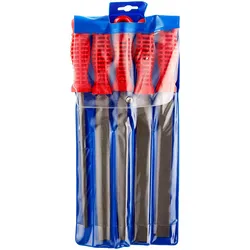 FAMEX 8115-5 Werkstattfeilen Satz in Rolltasche, 5-teilig