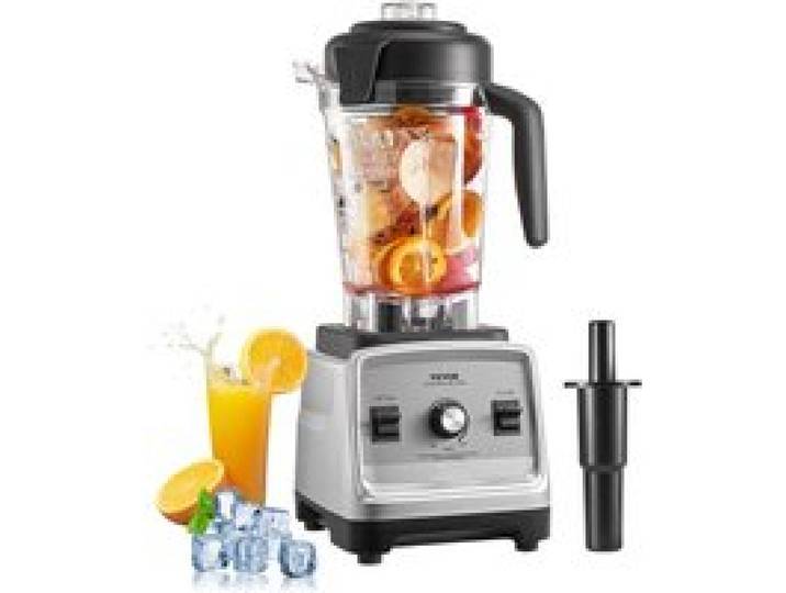 VEVOR Standmixer Smoothie Maker Blender 1600 W 2,5 L professioneller Mixer mit leistungsstarkem Motor, multifunktionaler Mixer zur Lebensmittelverarbeitung für Smoothies / Milchshakes / Säfte