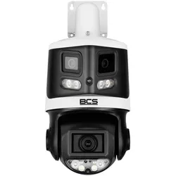 BCS Kamera IP Kamera IP obrotowa 4Mpx + kamera panoramiczna 8Mpx LINE (2560 x 1440 Pixels), Netzwerkkamera, Weiss