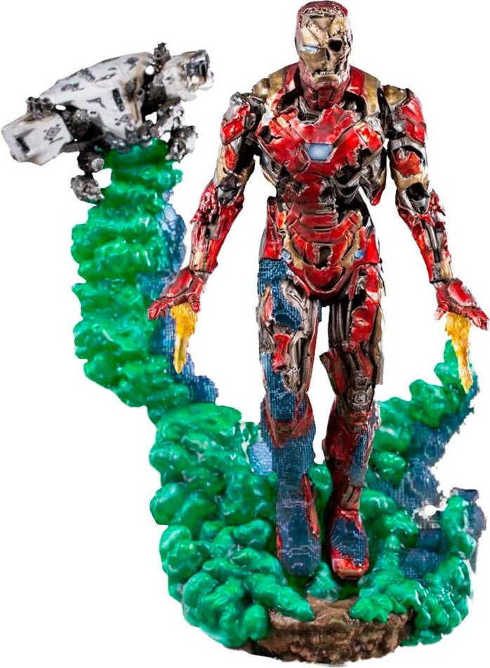 Iron Studios Marvel Spider-Man Iron Man Illusion Figuur Schaal 1/10