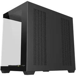 Fortron M341-BA Gehäuse Midi Tower mITX, mATX, ATX Schwarz ARGB (ATX, mATX, Mini-ITX), PC Gehäuse, Schwarz