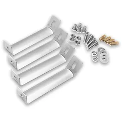 Edelstahl Kaminhaubenfüße Grömo, inkl. Befestigungsmaterial, verschiedene Varianten (Ausführung: 6er Set)