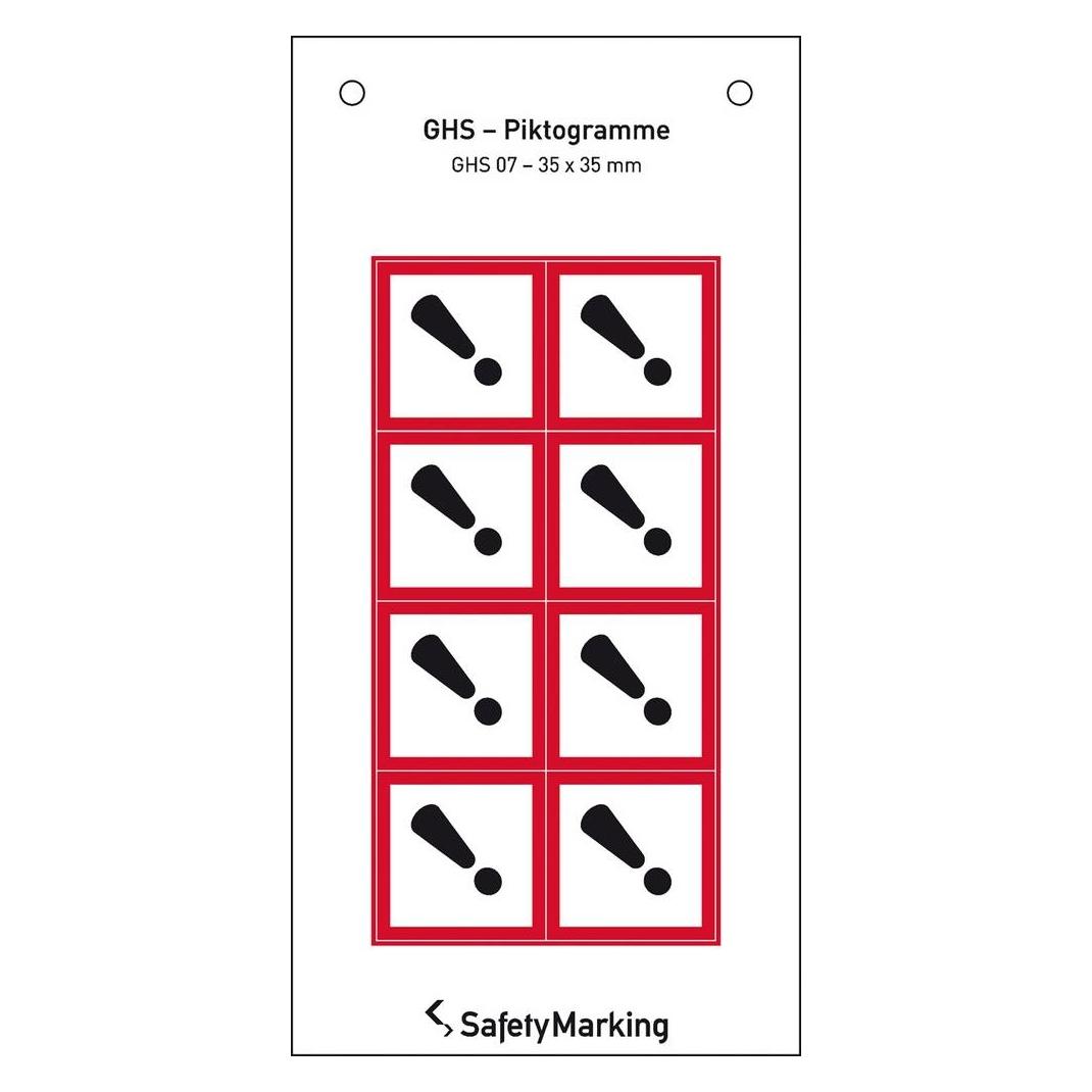 SafetyMarking GHSGefahrenpiktogrammSymbol07Ausrufezeichen3. (30.3552.07)