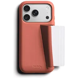 Bellroy Leder Hülle für iPhone 18 Pro / iPhone 17 Pro 3 Card Serie mit Ständer (Apple iPhone 17 Pro, Apple iPhone 18 Pro), Smartphone Hülle, Braun
