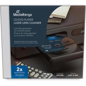 MediaRange Reinigungs-CD antistatische Bürsten, für CD, DVD oder Blu-ray Laufwerke
