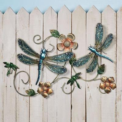 Regal Art & Gift Dragonfly Garden Wall Art Multi Earth , Multi Earth
