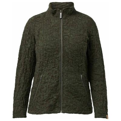 Ivanhoe of Sweden - Women's Tuva Jaquard - Wolljacke Gr 40 oliv