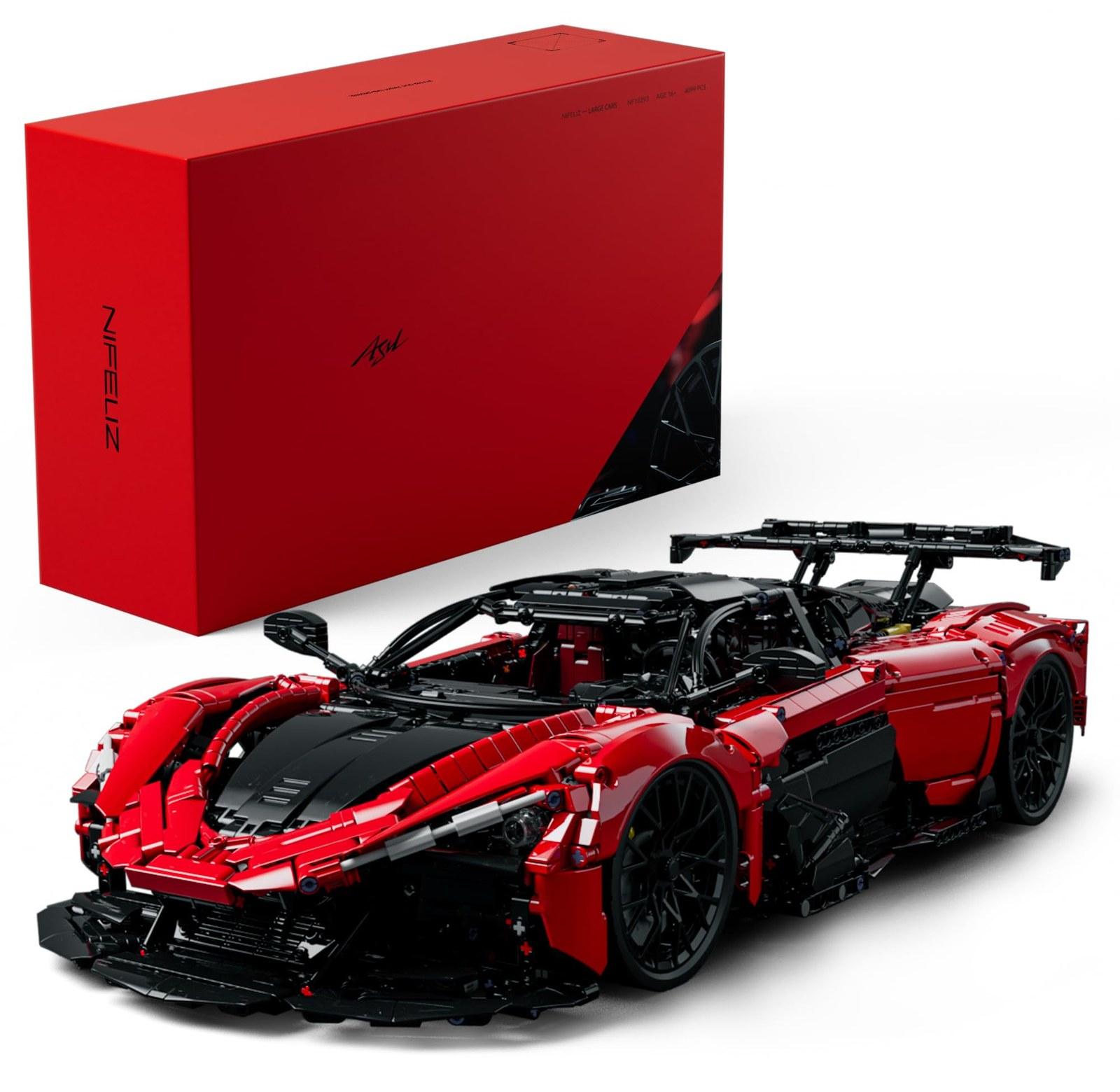 Bausatz für ein Sportwagenmodell - 4099 Teile - Maßstab 1:8 - Für Erwachsene