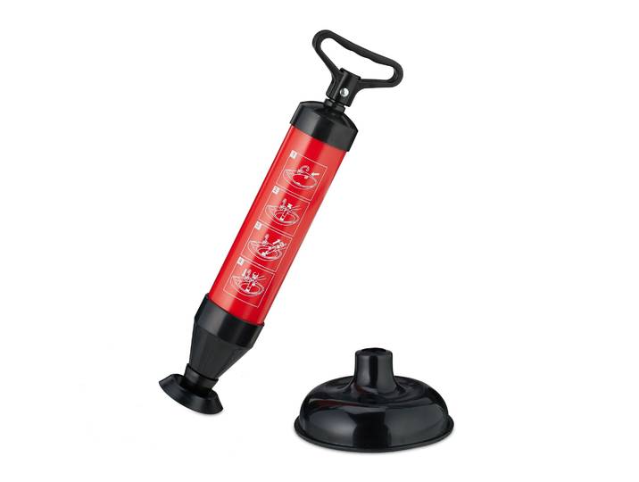 Abflussreiniger Pumpe Rot-Schwarz