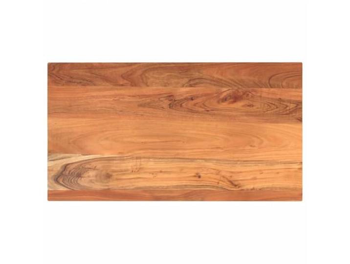 fsahslih Tischplatte Akazie Massivholz 100x50x2,5 cm Rechteckig Vielseitiges Echtholz-Paneel mit natürlicher Maserung für individuelle DIY-Möbelbauprojekte im Essbereich oder Wohnzimmer.