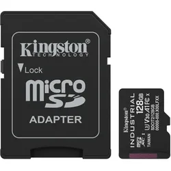 Kingston Technology 128GB microSDXC Industrial C10 A1 pSLC Karte + SD-Adapter