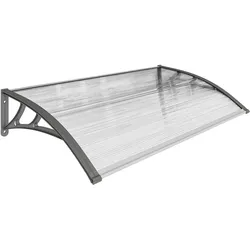 PULTVORDACH Polycarbonate Aluminium Transparent Grau