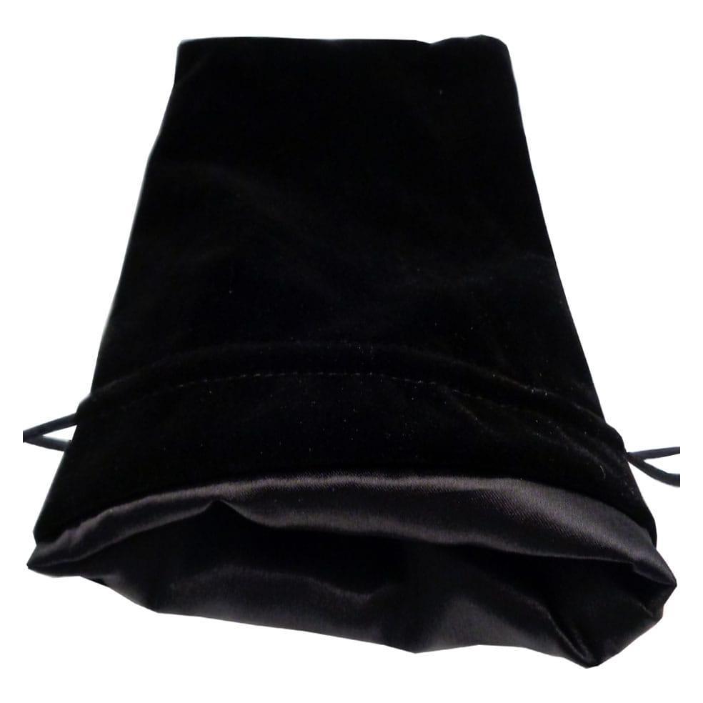 FanRoll Würfelbeutel Velvet Black with Black Satin Large (FNRL8003)