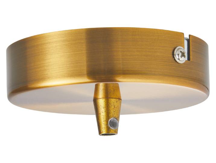 LeuchtenDirekt Decken-Baldachin Metall Gold ⌀ 10 cm