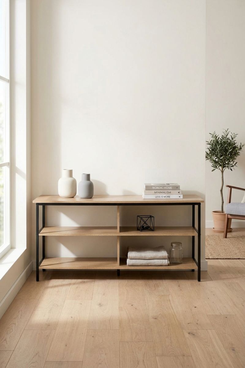 RegalosMiguel Mueble Auxiliar Elas 3 Niveles - Negro