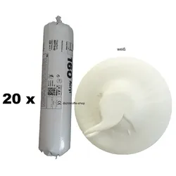 20 x Ramsauer 160 Acryl weiß 1K Acryl Dichtstoff 400ml Folienbeutel