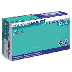 Nitril Einweghandschuhe SEMPERGUARD® hellblau | 100er Box - S