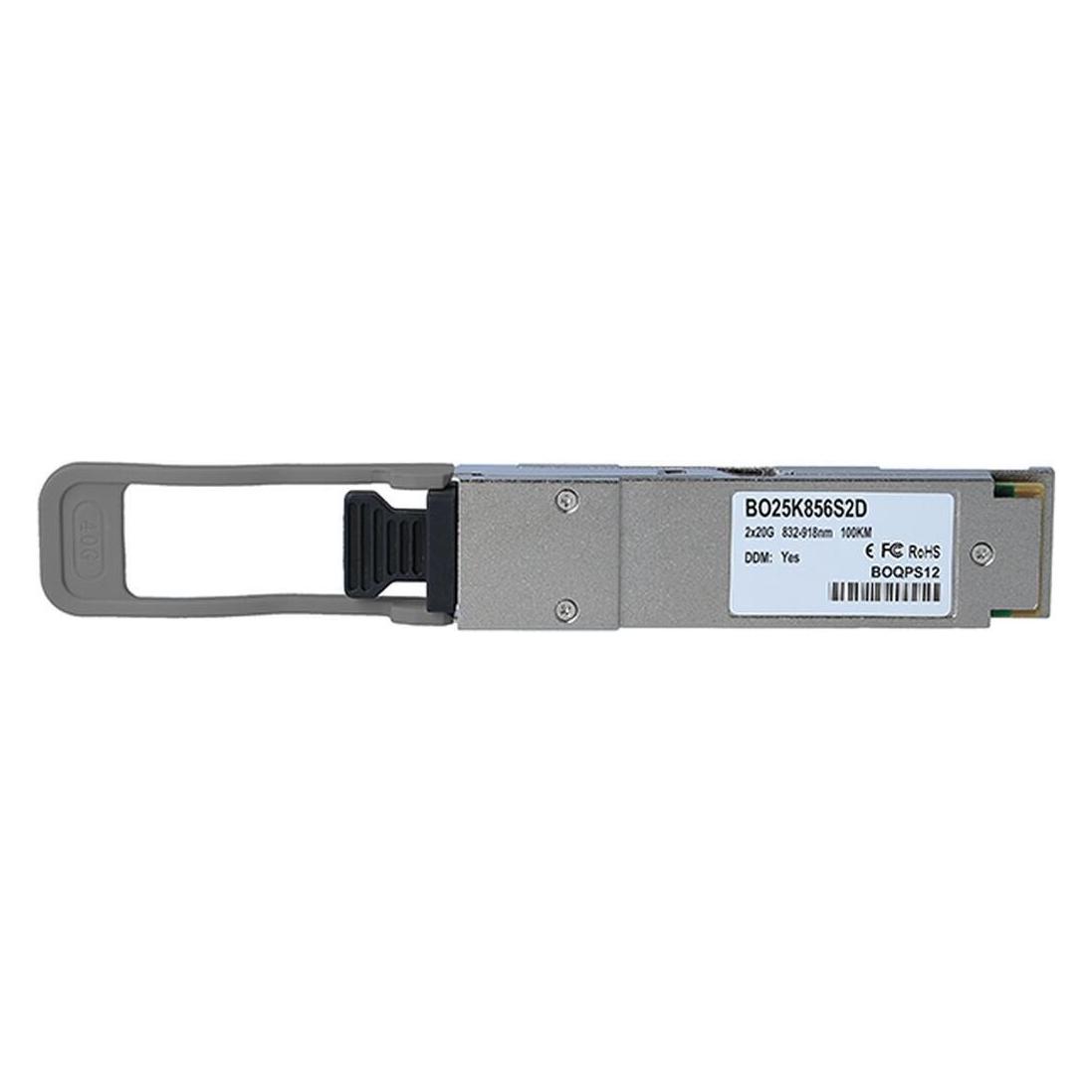BlueOptics BO25K859S2D kompatibel zu Allied Telesys AT-QSFPSR4, QSFP Transceiver, MPO/MTP (AT-QSFPSR4)
