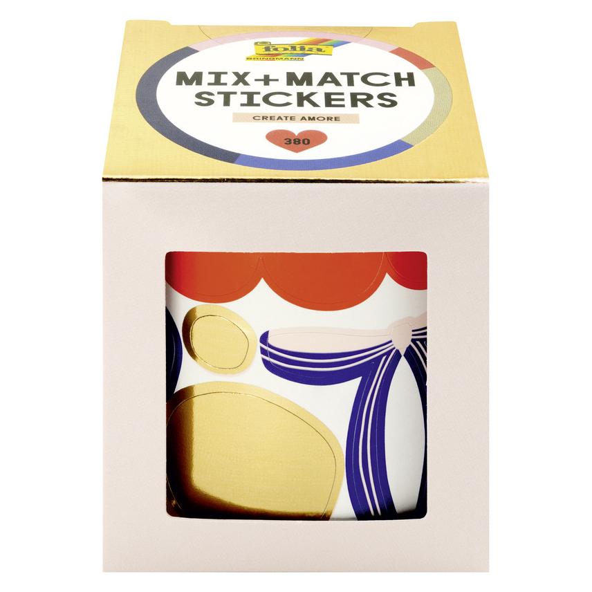 Folia Mix + Match Stickers "Create amore", 3,5m, 380 Sticker (380 Sticker) (70694248)