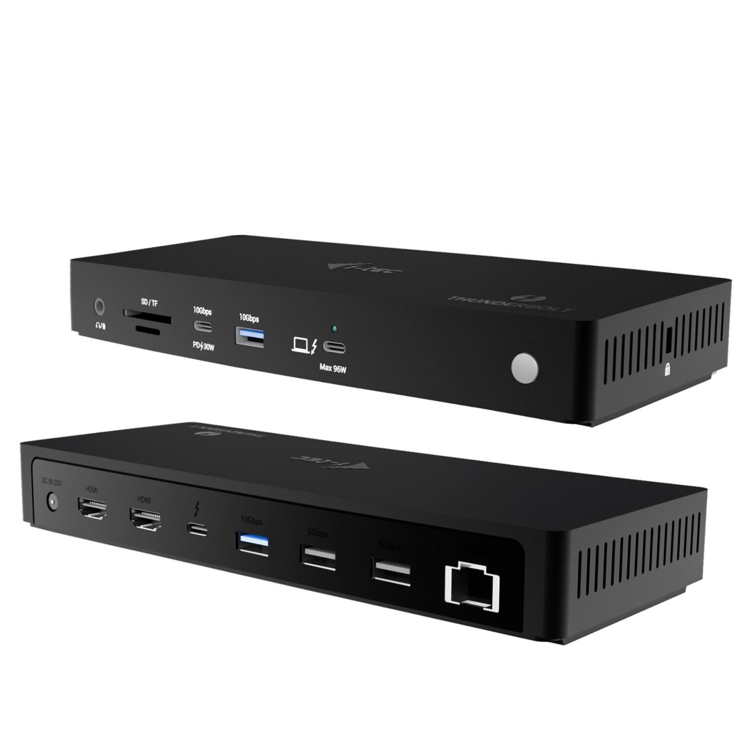 i-tec Thunderbolt 4 Triple Display Dock | 4K/60, 1x TB4, 2x HDMI, 2.5Gbits LAN, 96W PD