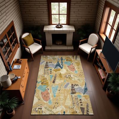 Addison Rugs Premium Washable Super Soft Abstract Fragments Mayfield Rug